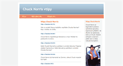 Desktop Screenshot of chucknorris.cz